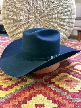 Ariat 3X Black Wool Cowboy Hat - Spur 7 5/8